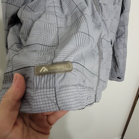Black Mountain | Plaid Lightweight Hiking Jacket Gray Purple XXL - Picture 6 of 11